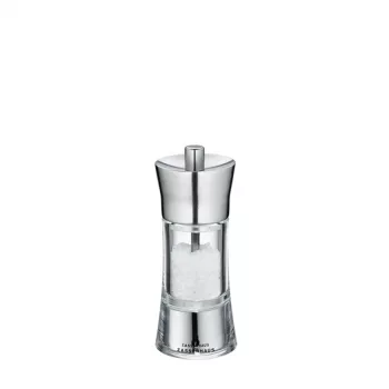 Zassenhaus salt mill Aachen Acrylic Glass/Inox 14 cm