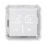 Szklany termostat ścienny Homematic IP model 161458A0 — cyfrowy, biały, 230 V, IP20