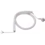 Bachmann kabel spiralny H05VV-F 3G1,5mm² dł. 1,0m biały AEH/CEE7/7 - Akcesorium zasilające