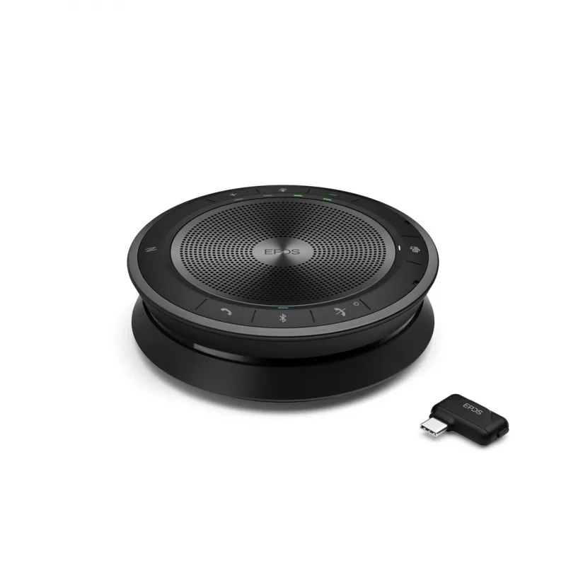 EPOS EXPAND 40T – uniwersalne urządzenie konferencyjne Bluetooth/USB, szare/czarne, zasięg 25 m