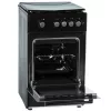 Kuchenka gazowa MPM MPM-56-KGF-21/B — 4-palnikowa stal nierdzewna, piekarnik 54 L, sterowanie pokrętłami