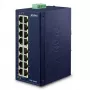 Przełącznik sieciowy PLANET ISW-1600T Niezarządzalny Fast Ethernet (10/100) Niebieski