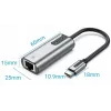 Adapter Ethernet Vention USB-C Gigabit