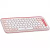 Logitech POP Icon Combo - Zestaw klawiatury i myszy - Bezprzewodowy - Bluetooth LE - QWERTY - US International - różany, ecru (920-013142)