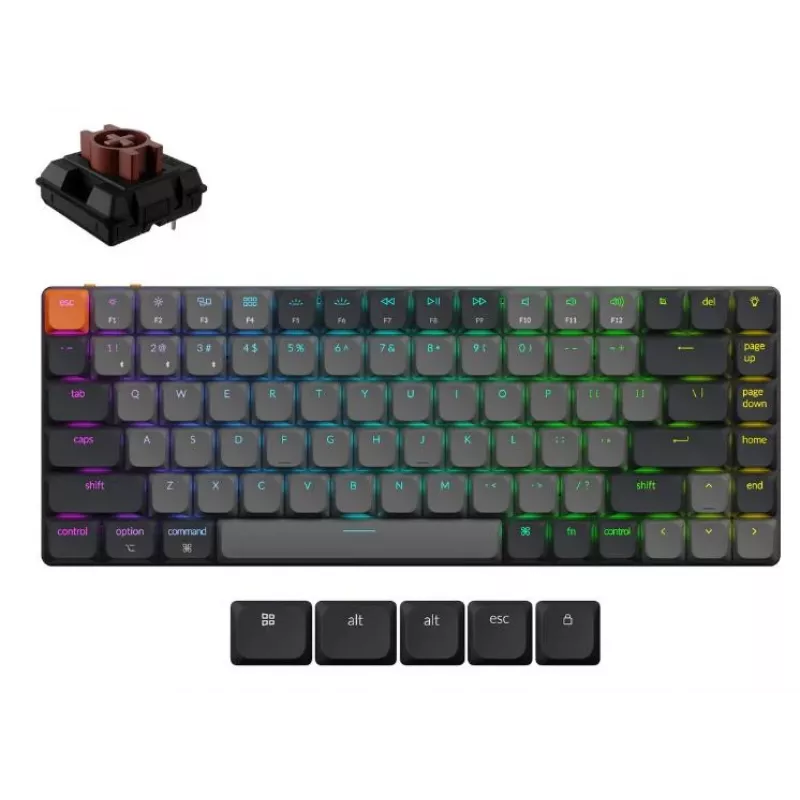 klawiatura Wrl K3 RGB/Czarny K3X-B3 Keychron