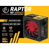 Zasilacz RAPTOR 600W BRONZE 80+, linia pojedyncza, DC-DC