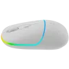 Canyon MW-22 CNS-CMSW22SW Mysz – 2 w 1 Bluetooth/2,4 GHz – optyczna – 800/1200/1600 DPI – 4 przyciski – podświetlenie RGB – ładowalna – Śnieżnobiała