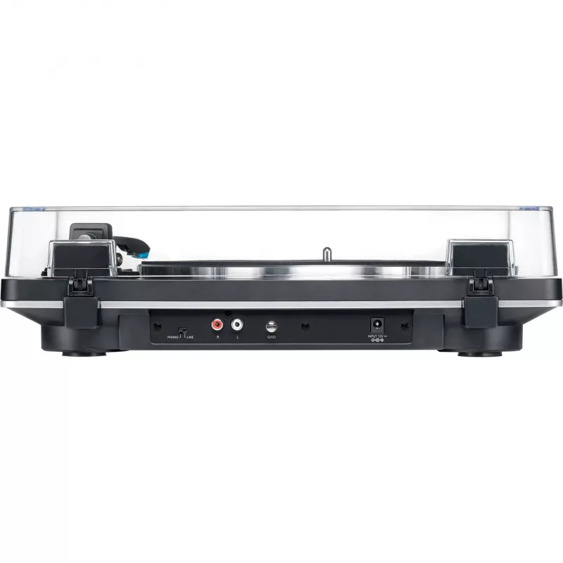 AT-LP70XBTBS, Gramofon czarny/srebrny, Wbudowany przedwzmacniacz gramofonowy, Bluetooth, w pełni automatyczny, napęd paskowy
