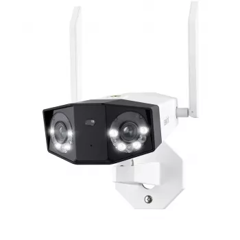 Reolink Duo Series W730 - 4K zewnętrzna kamera Wi-Fi, podwójny obiektyw, widok panoramiczny 180°, wykrywanie osób/pojazdów/zwierząt
