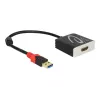 Adapter kabla wideo DeLOCK 62736 USB Type-A na HDMI 0,2 m Czarny