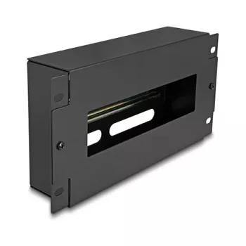 Akcesorium do szafy rack DELOCK 67320 — metalowa listwa osłonowa, czarna, 1 szt.