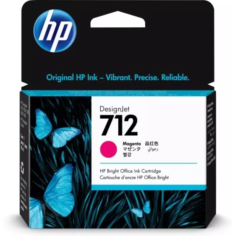 HP 712 (3ED68A) Kartridż z tuszem, magenta (SPEC)