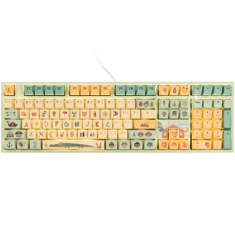 Mechaniczna klawiatura gamingowa Ducky One 2 Pro Varmilo V2 Iris — układ US
