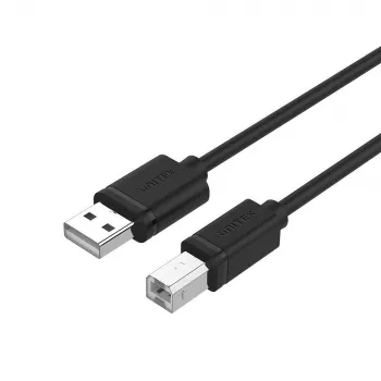 Kabel USB UNITEK Y-C421GBK 5 m USB 2.0 USB A USB B Czarny