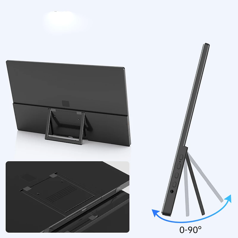 Przenośny monitor do laptopów, telefonów i konsol Extralink Smart Life 14, USB-C/micro-HDMI