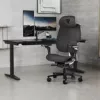 Gaming chair thunder x3 FLEX Pro Fabric szary — ergonomic swivel seat, adjustable armrests and recline