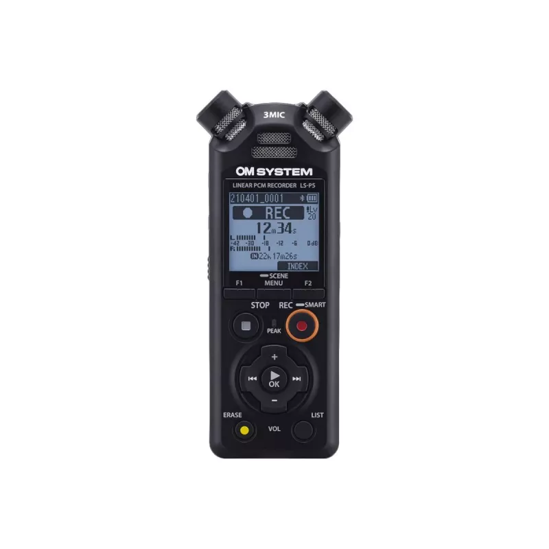 Dyktafon audio Olympus LS-P5 Czarny 149 h czas nagrywania 72 h żywotność baterii