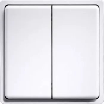 Bezprzewodowy mini przełącznik przyciskowy Eltako FMT55/4-rw biały (MPN 30000262)