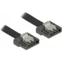 Kabel SATA DeLOCK 0.7m SATA III 7-pin Czarny