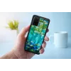 Etui na telefon iKins Samsung Galaxy S20+ — czarne lilie wodne
