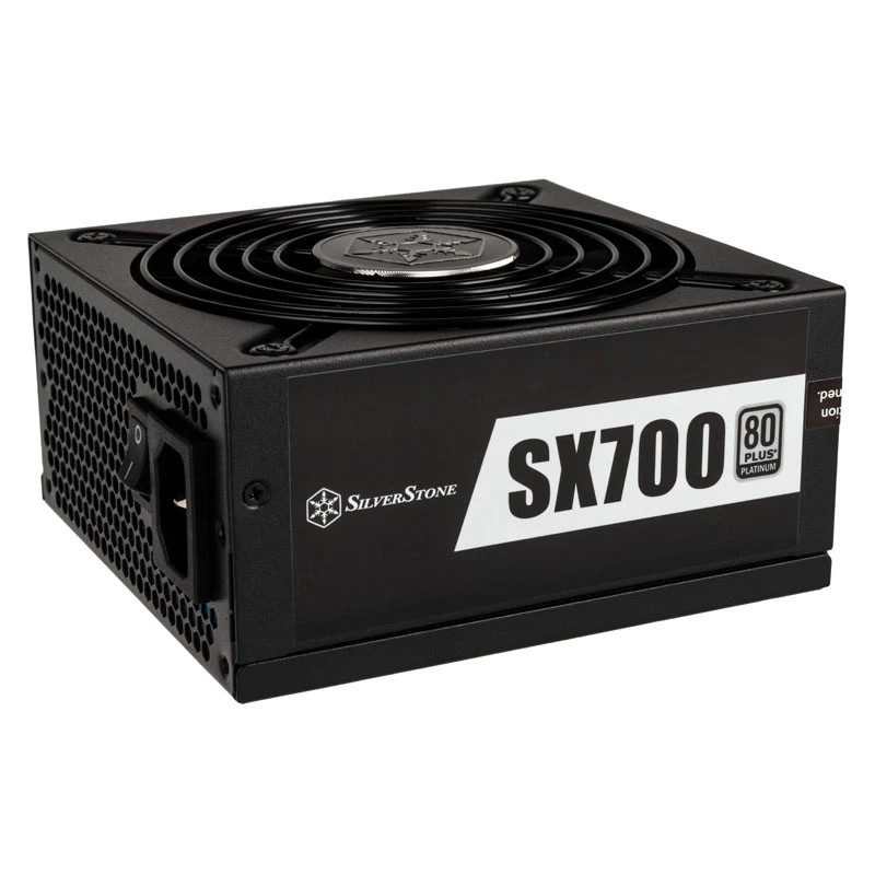 SilverStone SFX Series SX700-LPT - V1.1 - Zasilacz (wewnętrzny) - ATX12V 2.4/ EPS12V / SFX-L - 80 PLUS Platinum - AC 120/230 V - 700 Watt - aktywny PFC - Czarny