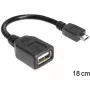 Kabel USB Micro-USB B USB A DeLOCK 83293 0,18 m