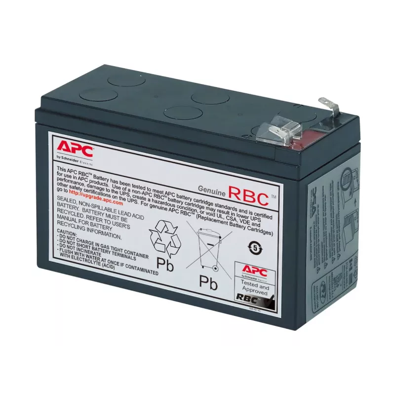 APC bateria Replacement Cartridge APCRBC106 (OEM), Sealed Lead Acid (VRLA), 1 szt., Czarny, RoHS, 2,5 kg, 102 mm