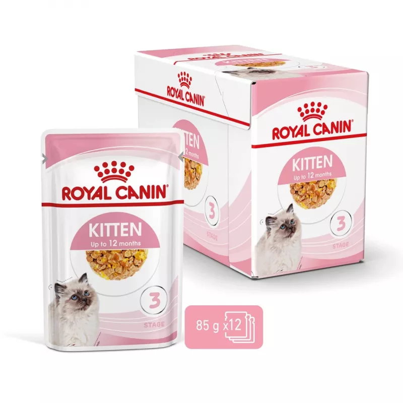 Mokra karma dla kota Royal Canin Kitten Gravy 85 g — drób, 78% wilgotności, 12% białka