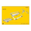 Podstawka pod laptop DeLOCK 18415 aluminiowa przenośna konstrukcja podróżna