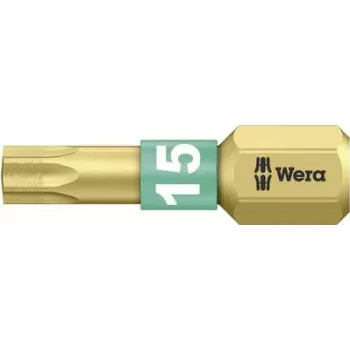 Końcówka wkrętakowa Torx Wera TX 15 × 25 mm - Wera 05066102001