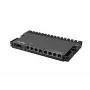 Router przewodowy MikroTik RB5009UG+S+IN — 1x RJ-45, 7x Gigabit miedź, 1x SFP+, PoE, DC, interfejs 2.5GbE, czarny