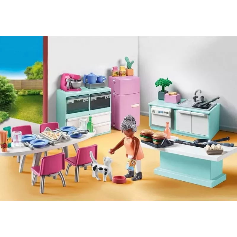 Kitchen Playmobil My Life Kitchen 71608 Wielokolorowy Plastik 4-10 lat
