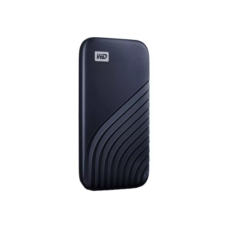 WD My Passport SSD WDBAGF0020BBL - SSD - verschlüsselt - 2 TB - extern (tragbar) - USB 3.2 Gen 2 (USB-C Steckverbinder) - 256-Bit-AES - Mitternachtsbl