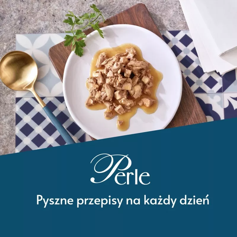 Mokra karma dla kota Gourmet Perle Adult 4 x 85 g - Królik, wilgotna, białko 12,5%, tłuszcz 2,5%