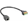 ROLINE kabel-Adapter RJ45 BU - Push- Terminal Block - Adapter - Sieć (12.02.1172)