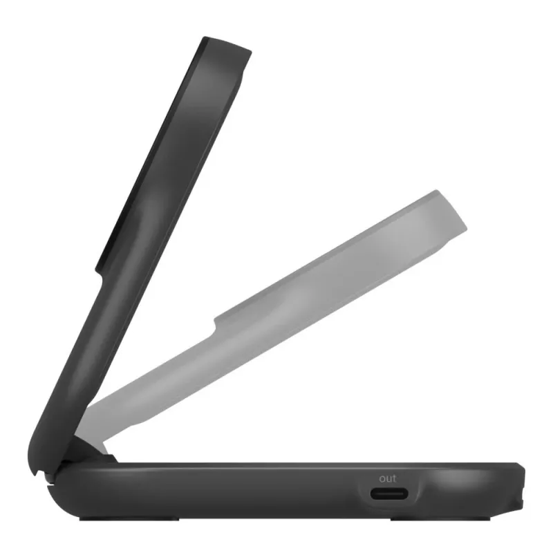 Ładowarka wewnętrzna Belkin UltraCharge 25 W Qi2 2w1 magnetyczna USB-C czarna okrągła