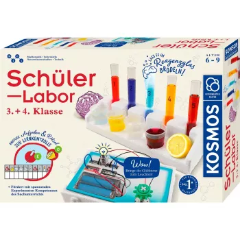 Kosmos Schülerlabor 3. + 4. Klasse, Zestaw eksperymentów, Chemia, 8 lat, Wielokolorowy
