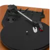 Gramofon analogowy z napędem paskowym Adler AD 1914 z portem USB, talerzem ceramicznym, silnikiem prądu stałego, prędkością 33 1/3 obr./min, Bluetooth 5.4, wyjściami RCA, wbudowanymi głośnikami