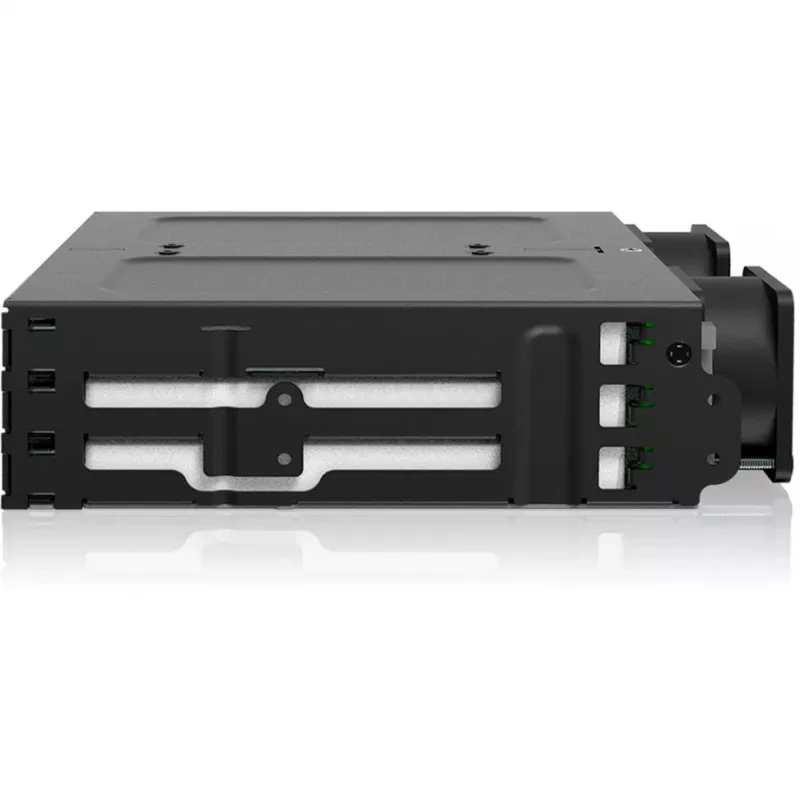 Icy Dock ToughArmor MB118VP-B - Speichergehäuse - 6 x U.2/U.3 NVMe SSD, Mobile Rack für 5,25 Schacht, mit SlimSAS SFF-8654 8i - 2.5 (6.4 cm)