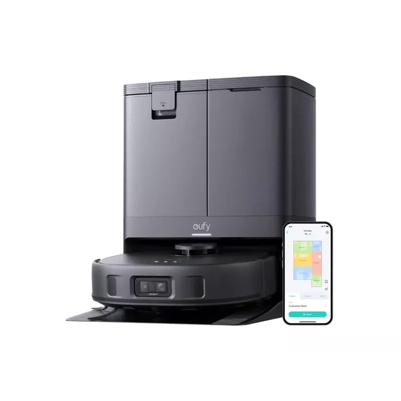 Anker Eufy | Robot odkurzacz | X10 Pro Omni | Na mokro i sucho | Czas pracy (maks.) 180 min | 5200 mAh | Pojemność pojemnika na kurz 2,5 L | 8000 Pa | Czarny