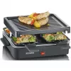 Grill Raclette Mini Severin z 4 małymi nieprzywierającymi patelenkami, 600 W