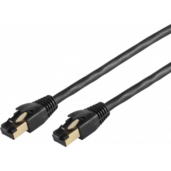 shiverpeaks BS08-41155 Kabel sieciowy Czarny 1,5 m Cat8 F/FTP (FFTP) (BS08-41155)