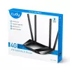 Router bezprzewodowy Cudy LT400 Fast Ethernet, jednopasmowy (2,4 GHz), 4G, czarny