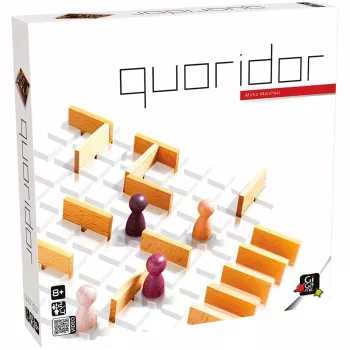 Asmodee Quoridor strategiczna gra planszowa, 2–4 graczy, od 8 lat, 15 min