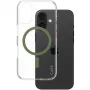 PanzerGlass CARE Urban Combat przezroczyste etui z zielonym MagSafe iPhone 16