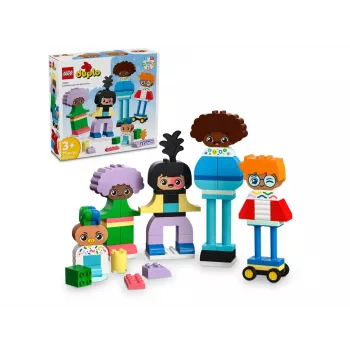 Zabawka konstrukcyjna LEGO DUPLO 10423 zestaw z figurkami do zbudowania, 71 elementów, dla dzieci od 3 lat, wysokość figurek 260 mm