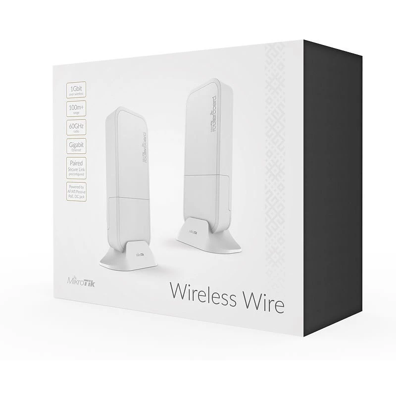 Mikrotik RBWAPG-60ADKIT punkt dostępowy 1000 Mbit/s Biały Power over Ethernet (PoE)