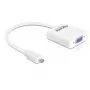 Adapter kabla wideo DeLOCK 65347 VGA D-Sub na HDMI Typ D Micro biały