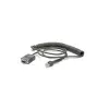 Zebra CBA-RF2-C09ZAR kabel szeregowy Czarny 2.8 m RS232 DB9