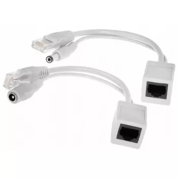 Extralink 1-Portowy Iniektor PoE, Iniektor i Rozgałęźnik PoE, 100 Mb/s